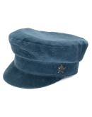 velvet corduroy newsboy cap