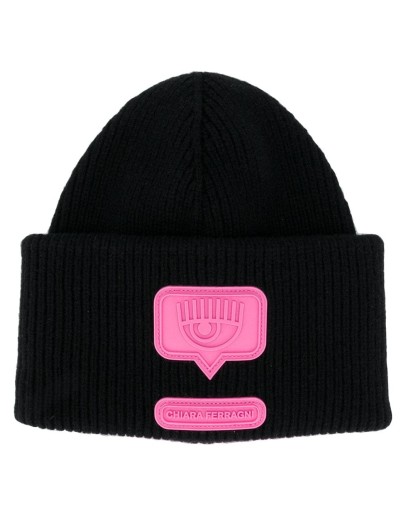 logo patch beanie