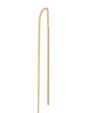 monogram drop earrings