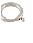 silver polished ring