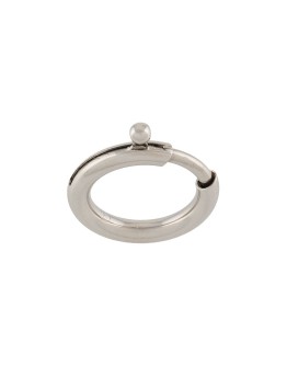 silver polished ring