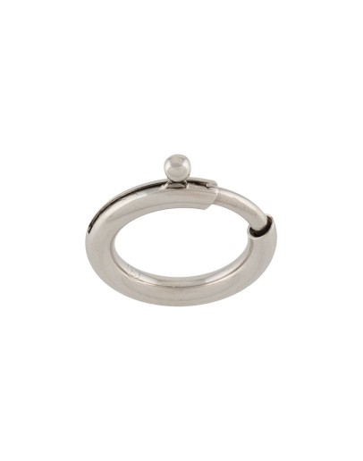 silver polished ring