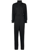 zip-front long-sleeve jumpsuit