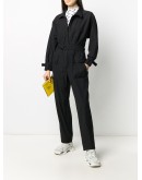 zip-front long-sleeve jumpsuit