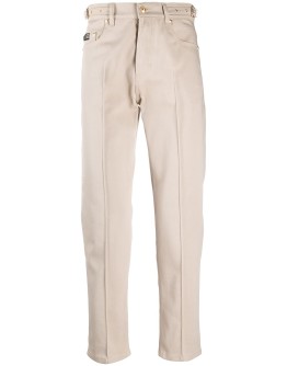 buckle detail slim-fit jeans 