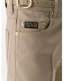 buckle detail slim-fit jeans 