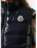 logo-patch padded gilet