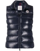 logo-patch padded gilet