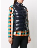logo-patch padded gilet