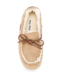 shearling lined loafers
