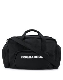 logo-print backpack