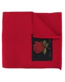 rose patch scarf 