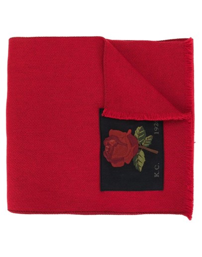 rose patch scarf 