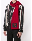 rose patch scarf 