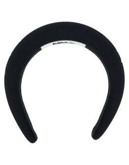 logo print hairband