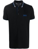 contrast trim polo shirt