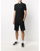 contrast trim polo shirt