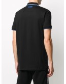 contrast trim polo shirt