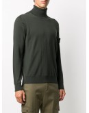 logo patch roll-neck jumper
