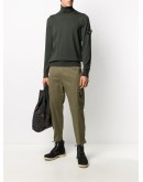 logo patch roll-neck jumper