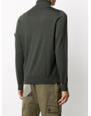 logo patch roll-neck jumper