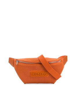 mesh logo belt bag