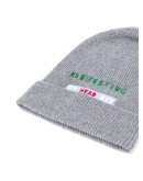 Manifesting embroidered slogan beanie