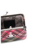 tartan print wallet