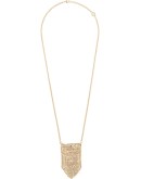 plated mesh necklace