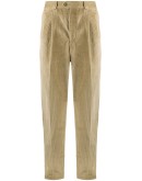 corduroy tapered cotton trousers