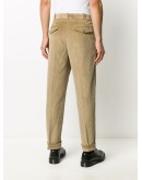 corduroy tapered cotton trousers