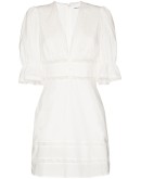 Cassatt lace trim mini dress