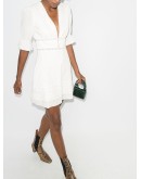 Cassatt lace trim mini dress