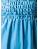 ruched body wide-leg jumpsuit