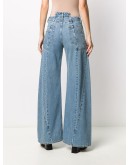 Décortiqué wide-leg jeans