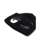 Flirting logo embroidered beanie hat