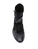 distressed-effect ankle boots