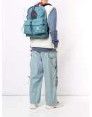 graphic print zipped backpack