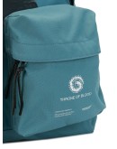graphic print zipped backpack