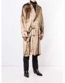 deconstructed velvet coat