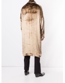 deconstructed velvet coat