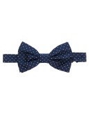 pin-dot bow tie 