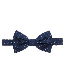 pin-dot bow tie 