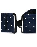 pin-dot bow tie 