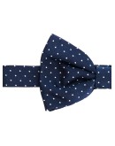 pin-dot bow tie 