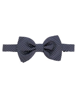 diamond-jacquard bow tie