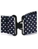 diamond-jacquard bow tie