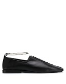 ankle bracelet lace-up shoes