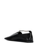 ankle bracelet lace-up shoes