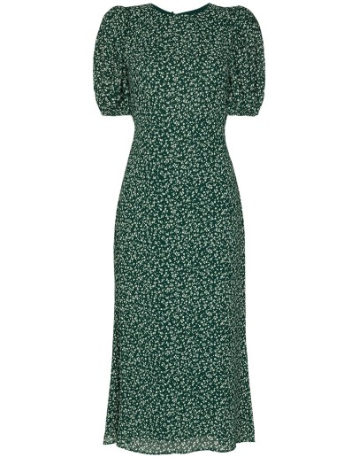 Palmer floral print midi dress